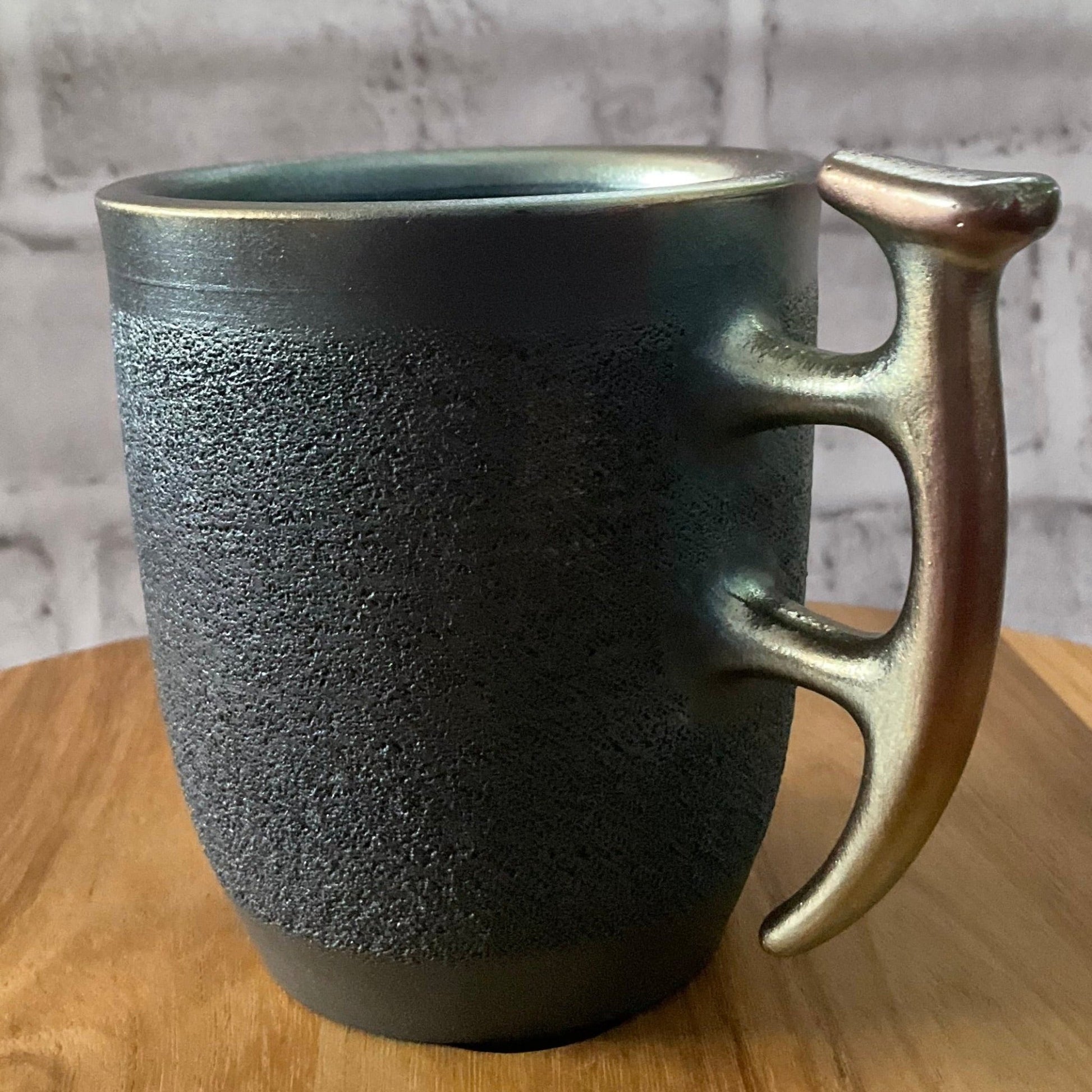 Bronzy Green - Blue w/ Lid - café la maison J.