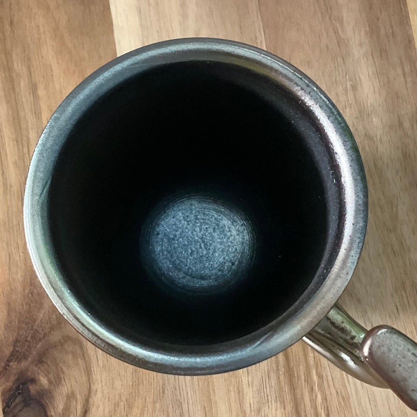 Bronzy Green - Blue w/ Lid - café la maison J.