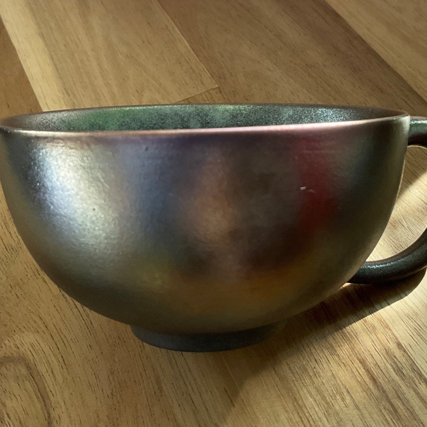 Bronzy Terracotta Latte Cup - café la maison J.