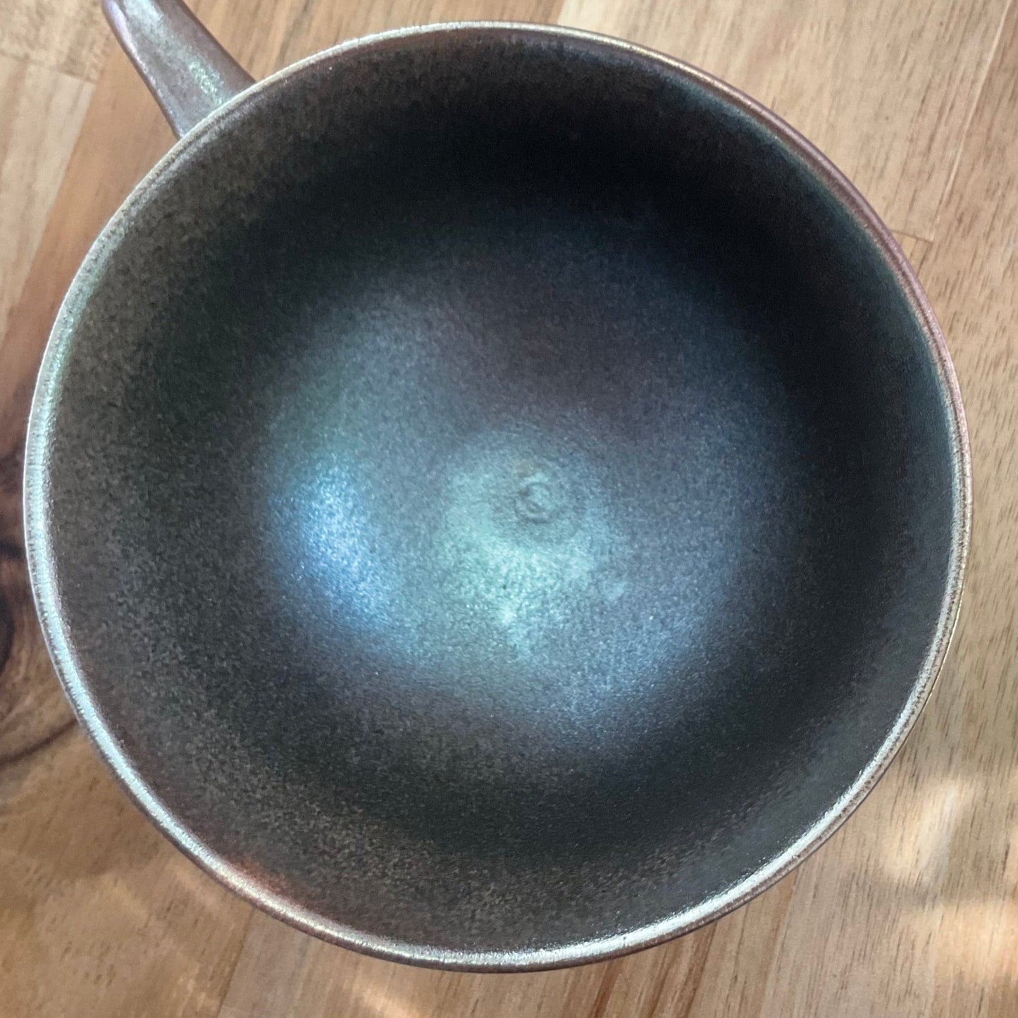 Bronzy Terracotta Latte Cup - café la maison J.