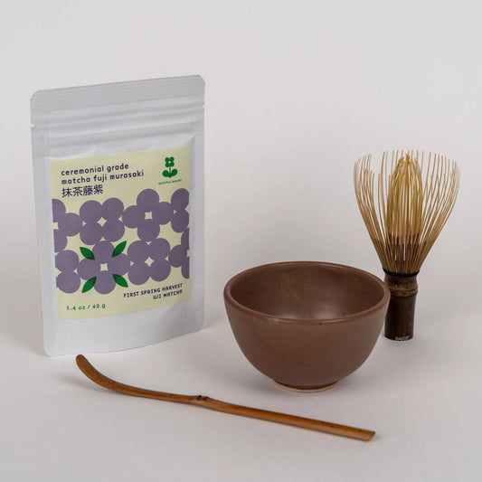 Fuji Murasaki Ceremonial Grade Organic Uji Matcha - café la maison J.