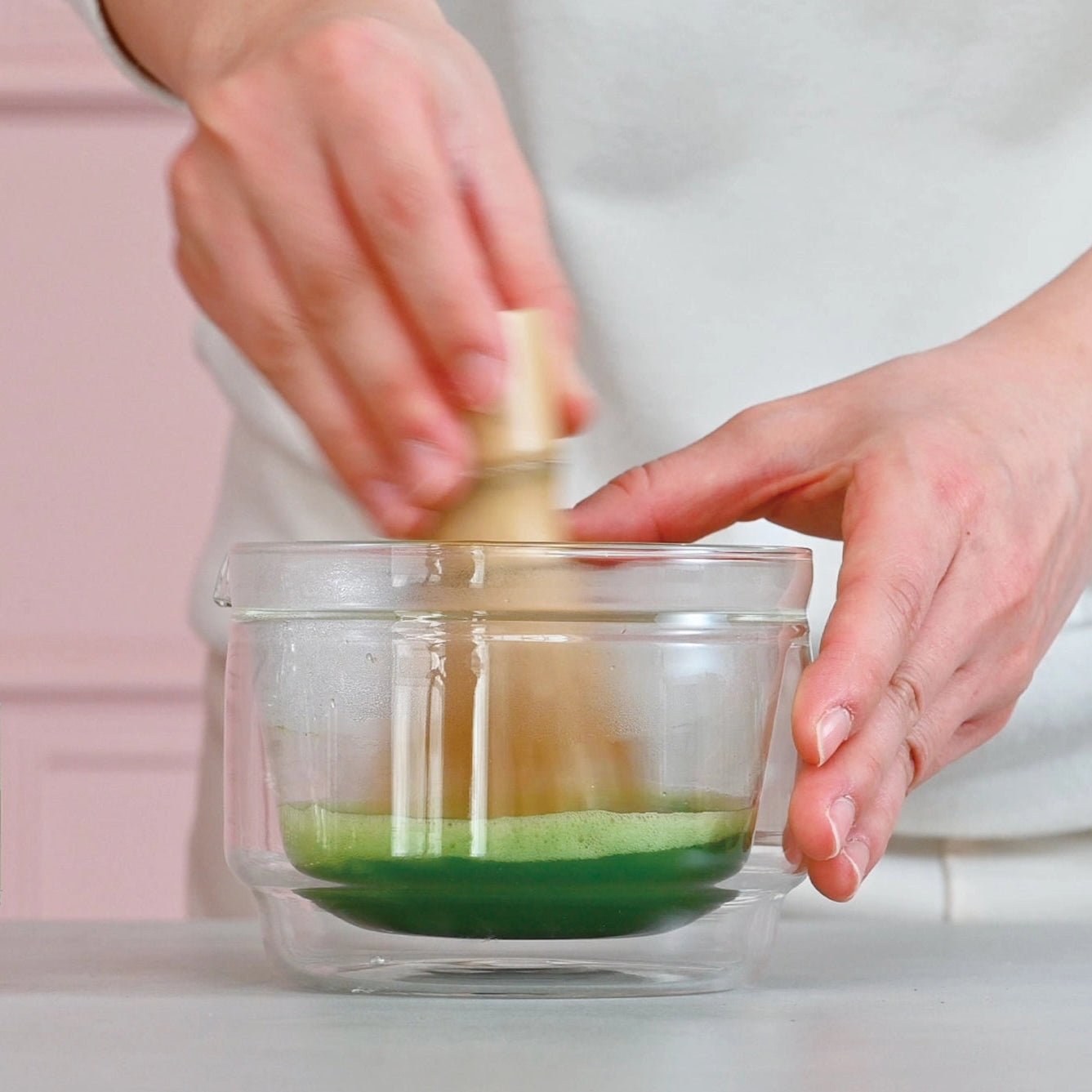 HARIO Glass Double - Walled Matcha Bowl - café la maison J.