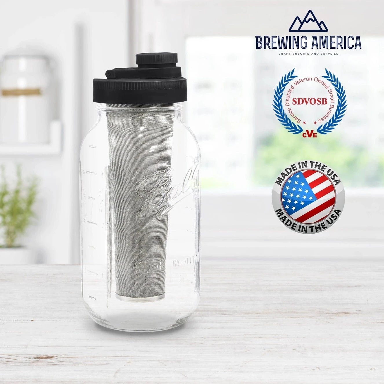 NEW! Mason Jar Cold Brew Coffee Maker - café la maison J.