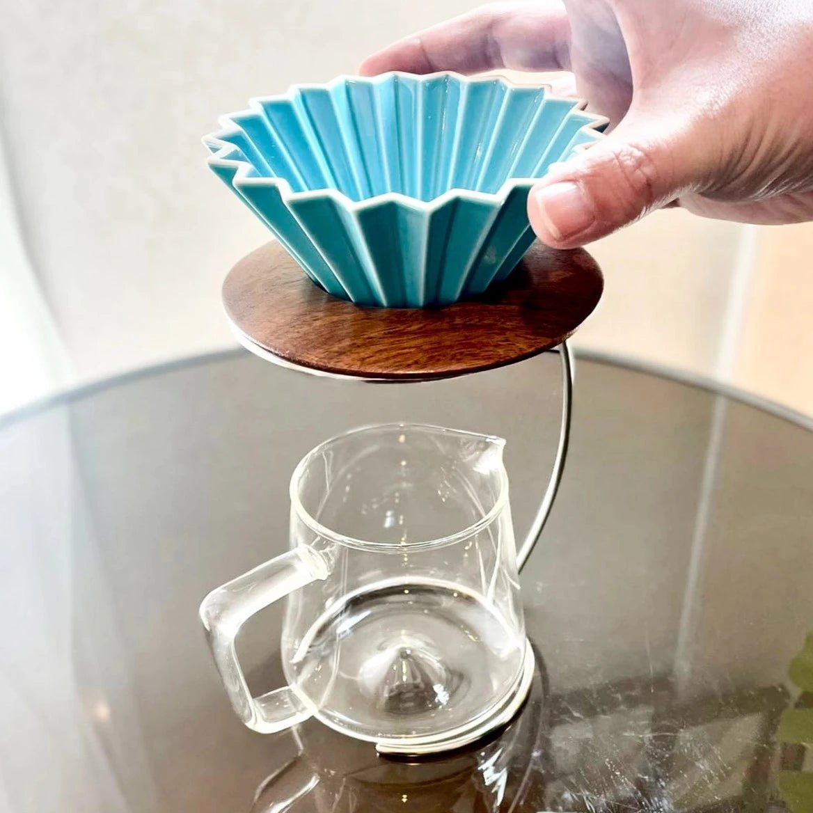 ORIGAMI Aroma Glass Coffee Server - café la maison J.
