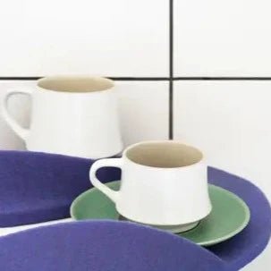ORIGAMI Flare Coffee Cup - Vintage Colors - café la maison J.
