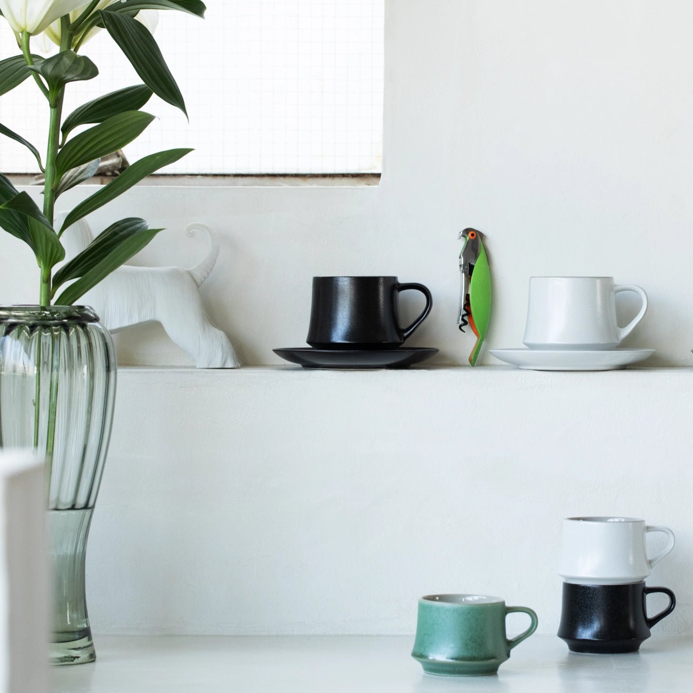 ORIGAMI Flare Coffee Cup - Vintage Colors - café la maison J.