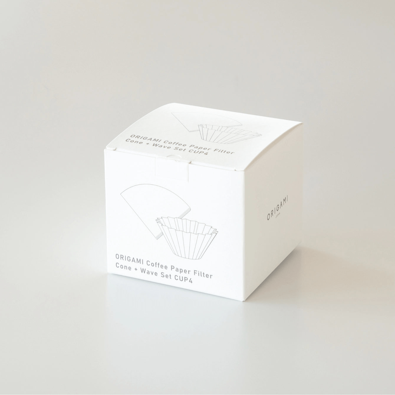 ORIGAMI Original Paper Filter (Cone + Wave Set) - café la maison J.
