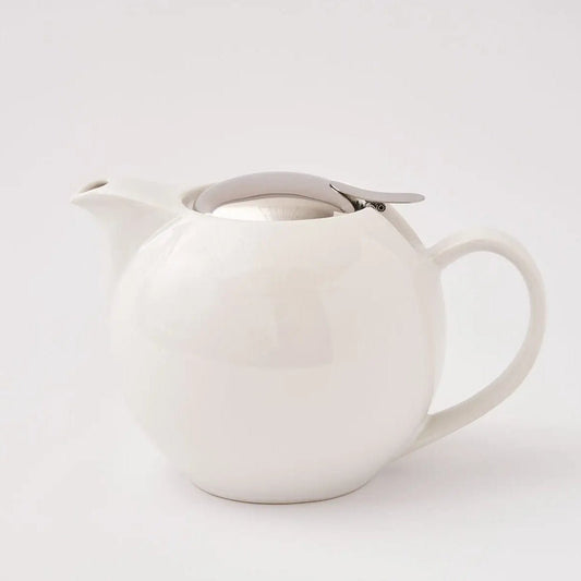 ZERO JAPAN Round Ceramic Teapot 34oz - café la maison J.