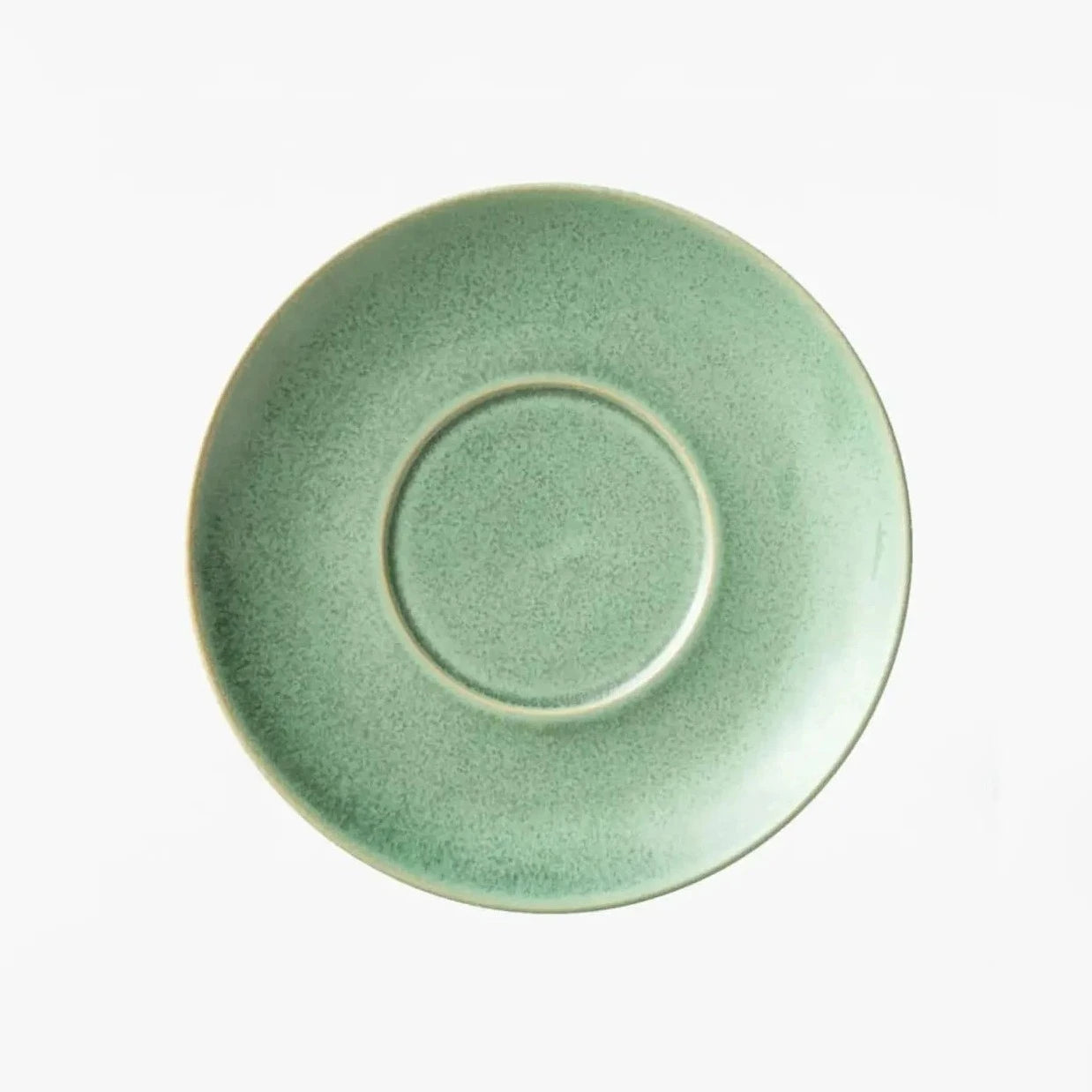 A vintage green ORIGAMI Flare Saucer