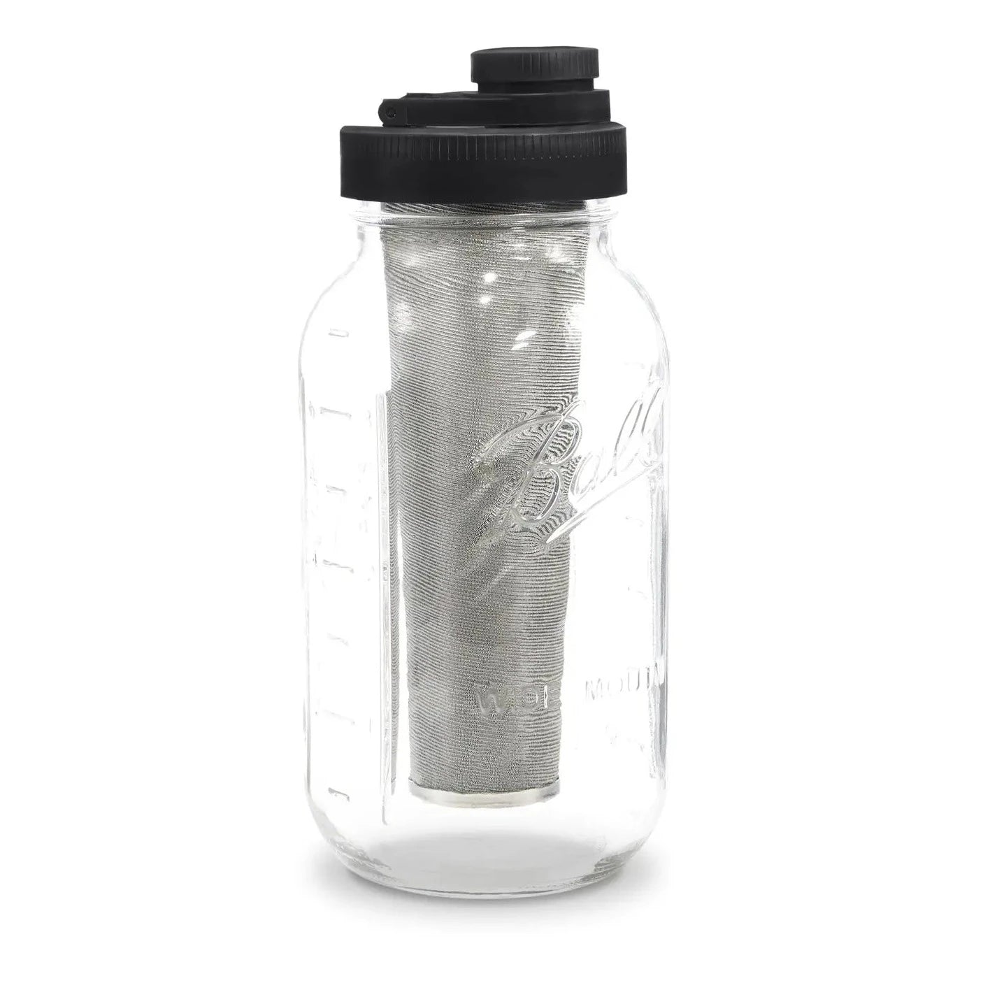 64oz Mason Jar Cold Brew Coffee Maker Kit