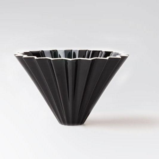 Matte black ORIGAMI Coffee Dripper, M