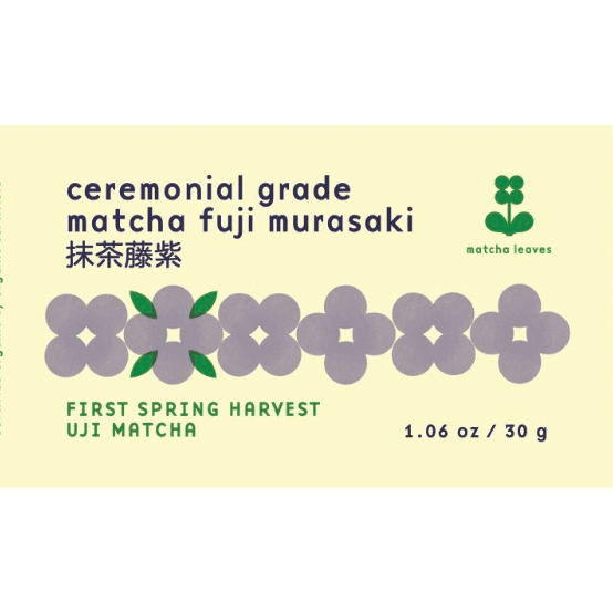 New! Fuji Murasaki Ceremonial Grade Organic Uji Matcha Tin 30g - café la maison J.