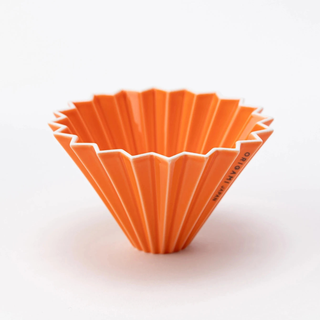 Orange ORIGAMI Japan ceramic coffee dripper