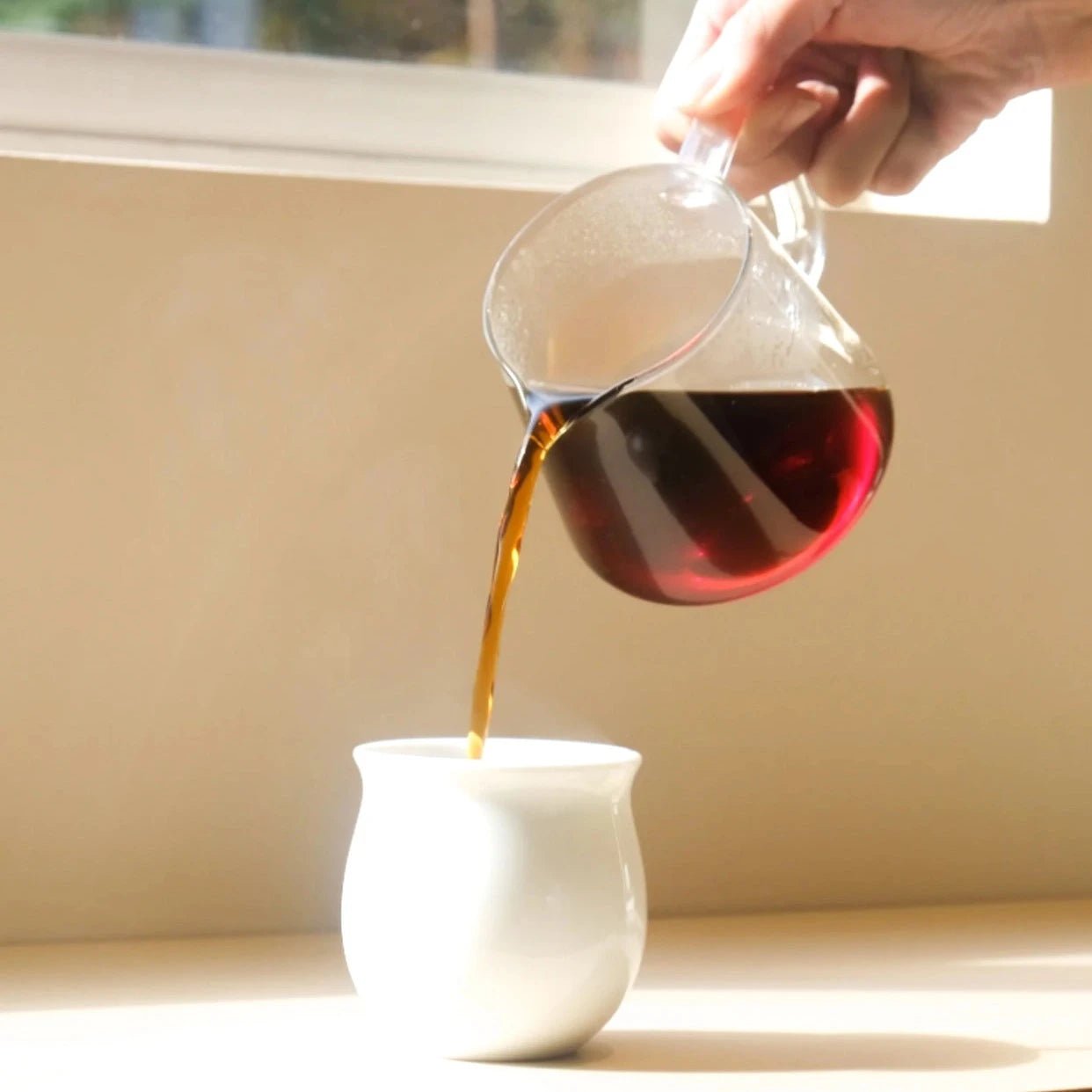 ORIGAMI Aroma Glass Coffee Server - café la maison J.