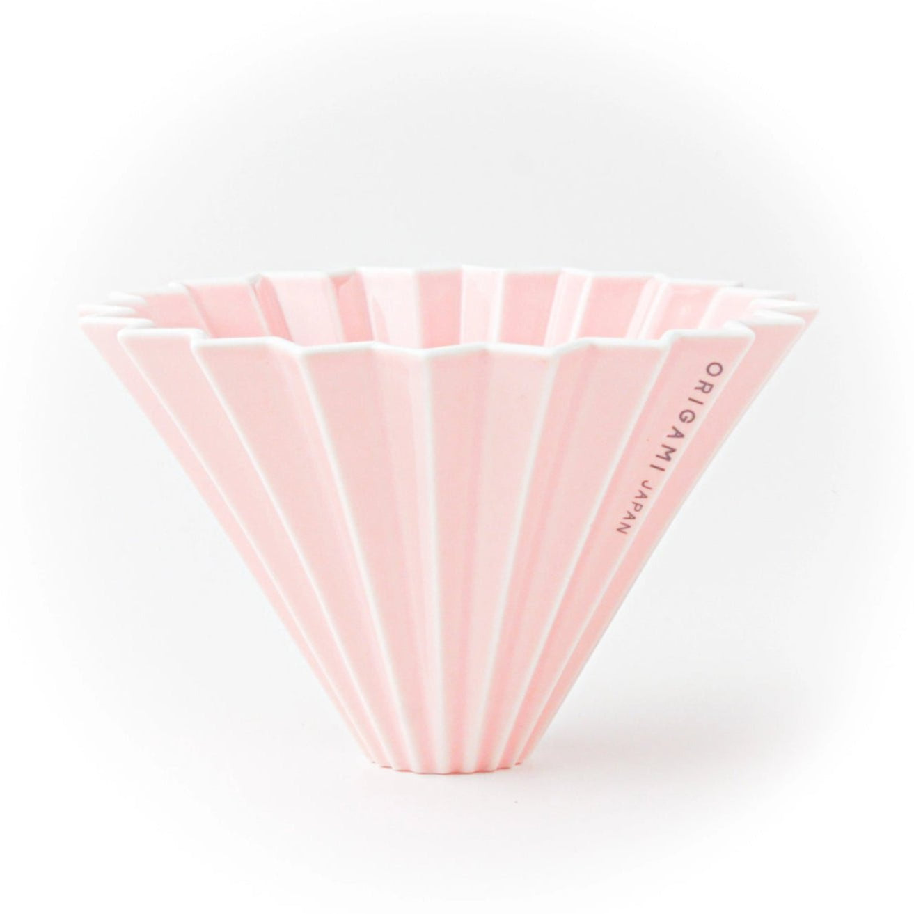 A Pink, Medium ORIGAMI Ceramic Coffee Dripper