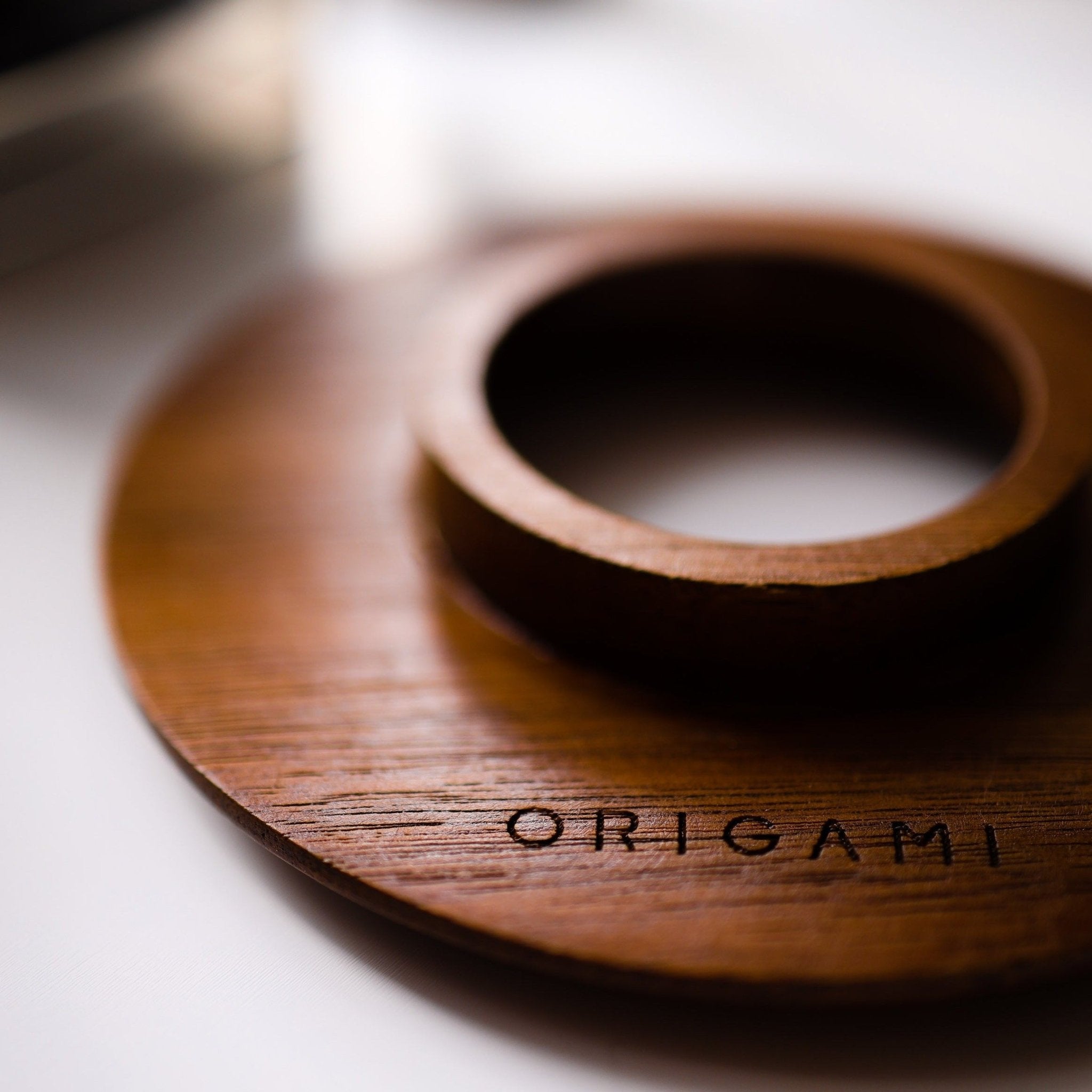 Wood Dripper Holder for ORIGAMI Japan Coffee Dripper – café