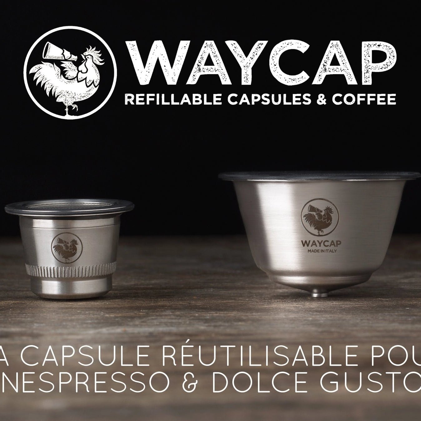 WAYCAP Coffee Pod for Nescafé Dolce Gusto - Basic Kit - café la maison J.