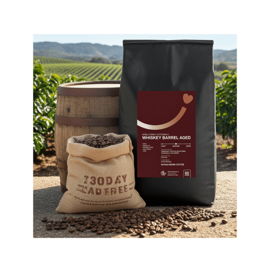 Whiskey Barrel Aged - café la maison J.